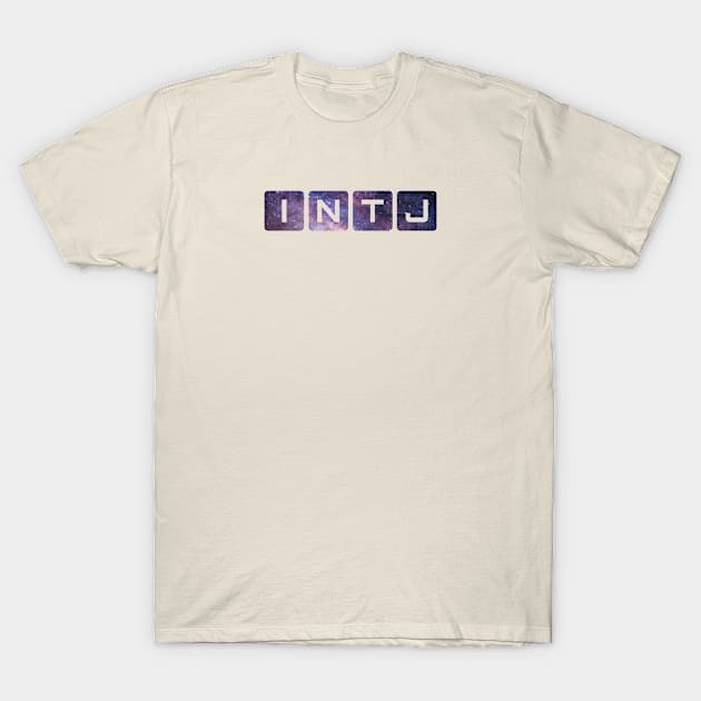 INTJ Galaxy Blocks T-Shirt by The MBTI Shop